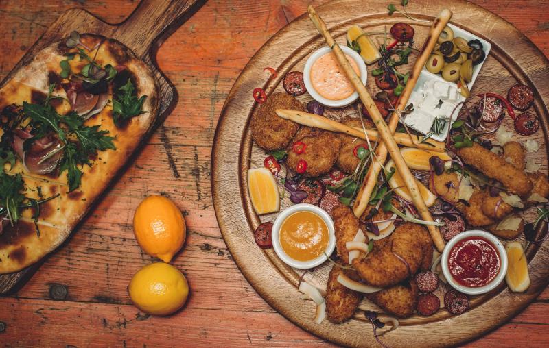 Sharing boards and flatbreads