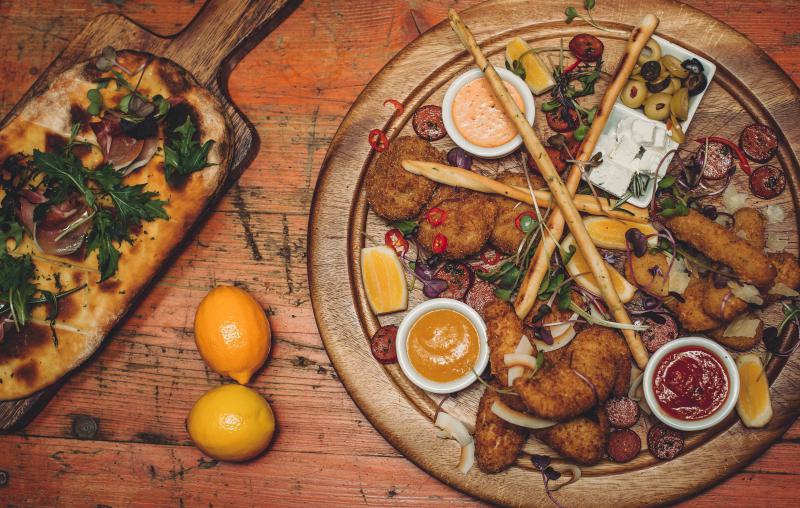 Sharing boards and flatbreads